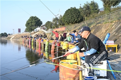 青山綠水間 樂在“漁”中 江津區(qū)“石筍山杯”釣魚比賽舉行