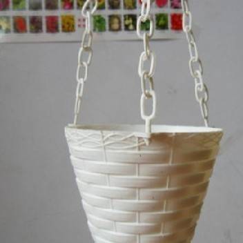 【高品質 白色吊蘭花盆 環保樹脂塑料 栽種垂吊植物 量大優惠】價格_批發_廠家_參數_圖片_花盆容器 -